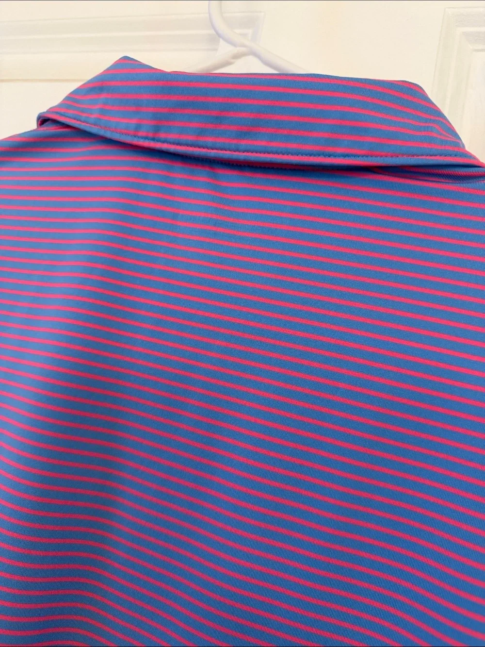 Vineyard Vines Blue with Pink Stripe Kid’s Polo
